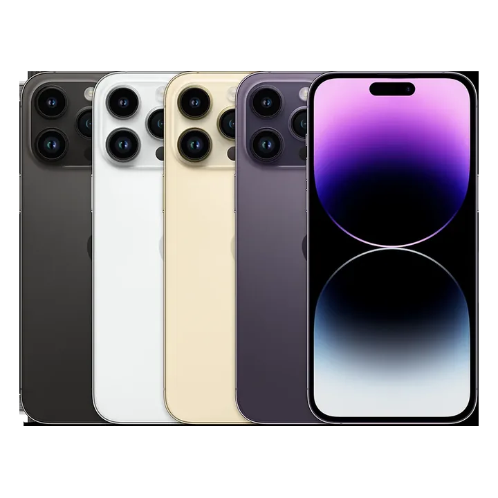 Imagem de referência da linha iPhone 14 Pro Max
