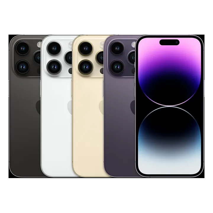 Imagem de referência da linha iPhone 14 Pro
