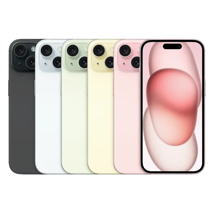 Imagem de referência da linha iPhone 15