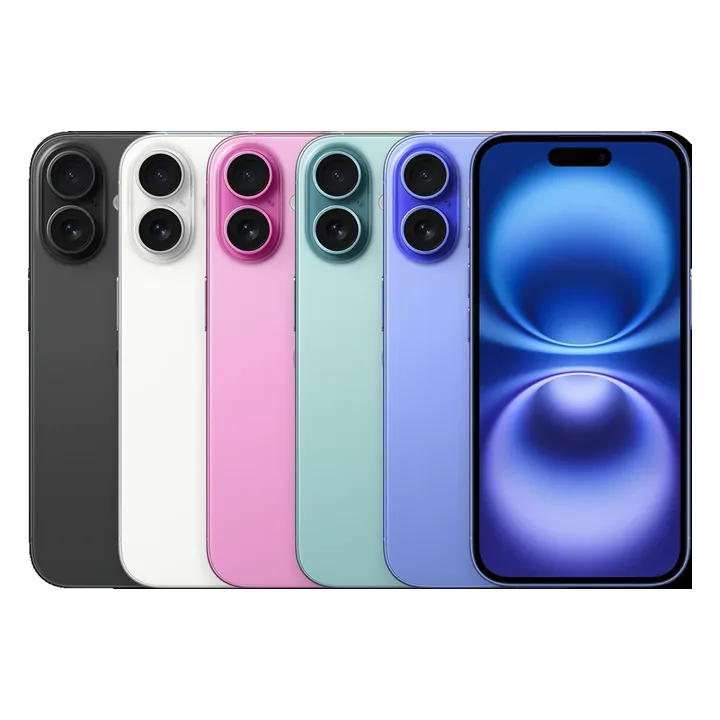 Imagem de referência da linha iPhone 16